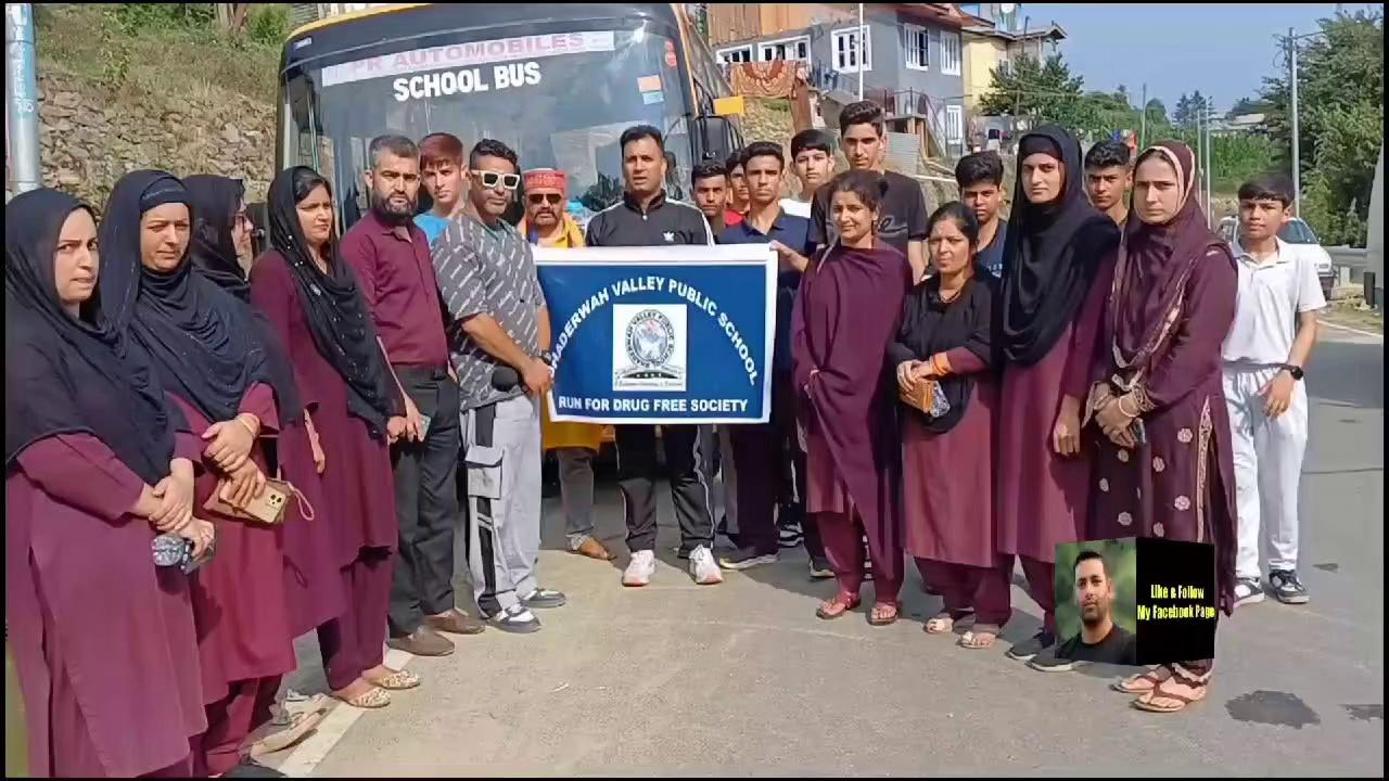 Run for drugs free society held in Bhaderwah