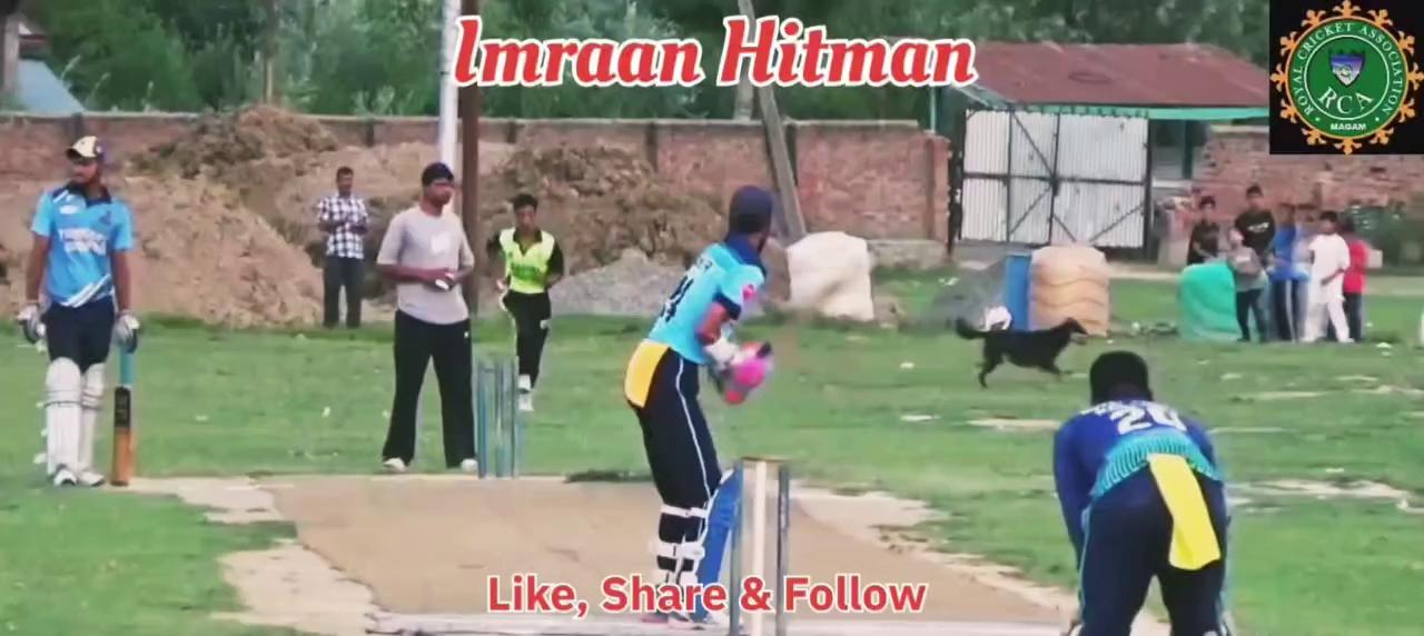 #ImraanHitman finished the game with style!
#royalcricketassociation | The First Ever and Most Authentic Cricket Media Portal of Magam Handwara.