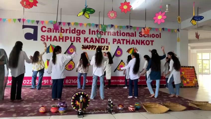 Teej Function Celebration by Students at Cambridge International School, Shahpur Kandi!