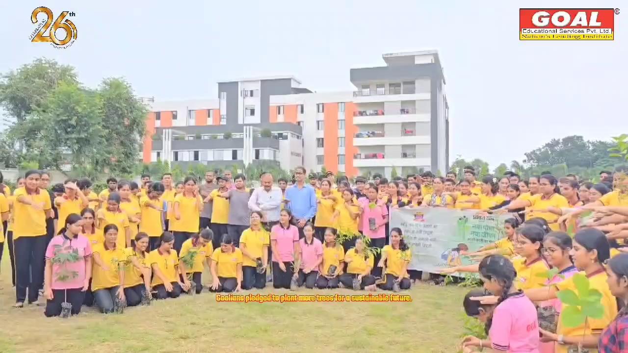 We are committed to safeguarding our environment, one tree at a time, to ensure a sustainable and prosperous future.
The tree planting initiative was organized by Prabhat Khabar at Goal Education Village, Bihta, Patna, Bihar.