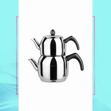 . Offer Xtras! HISAR Bahama Black Tea Pot - Teapots - Caydanlik Set for $97.95