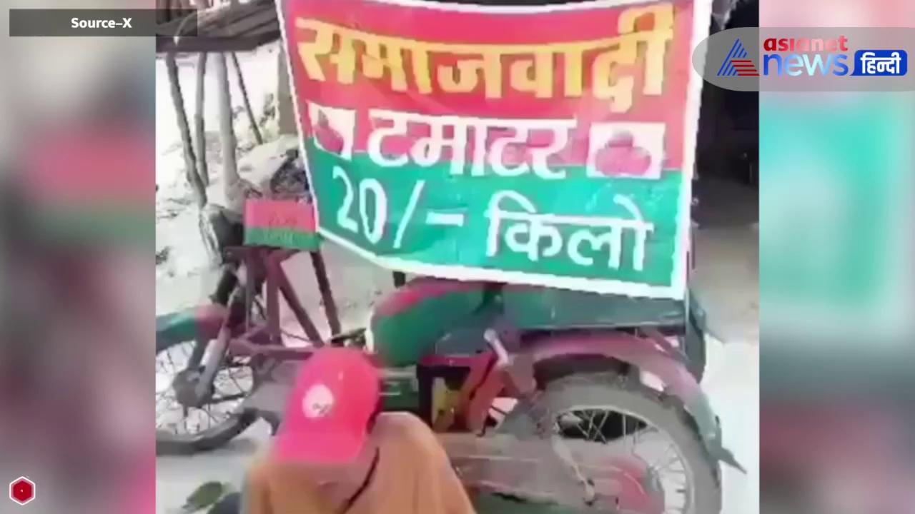 Ayodhya में 20 रुपए किलो बिका Samajwadi टमाटर|Ayodhya Milkipur Up Chunav| Akhilesh Yadav