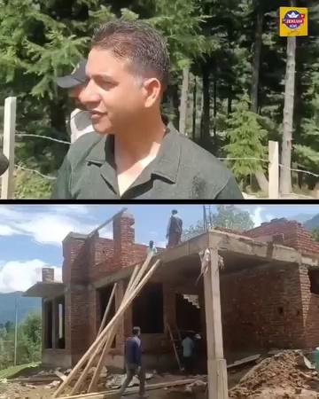 *Pahalgam Development Authority Demolished Many illegal Structures at Lidroo Pahalgam