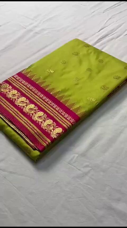 New Catalogue
Paithan sarees with a peacock style contrast weaving border.
Semi silk saree with golden zari weaving design all over the saree with rich pallu.