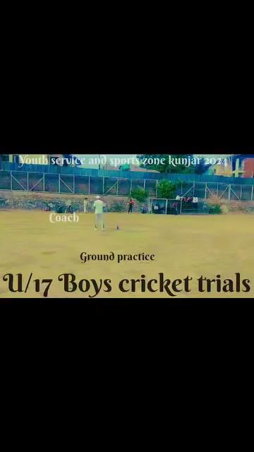 Selection trailer 2024 U/17 Boys cricket, youth service and sports zone kunzar, both Students of the Sheikh ul Alam public school dhobiwan tangmarg selected.