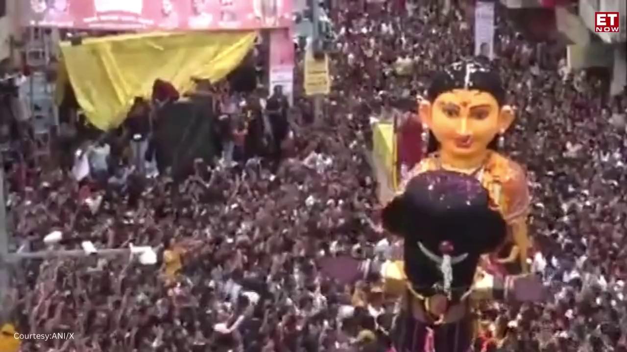 #watch | Maharashtra: The Marbat festival is in full swing in Nagpur, celebrated to ward off evil spirits.