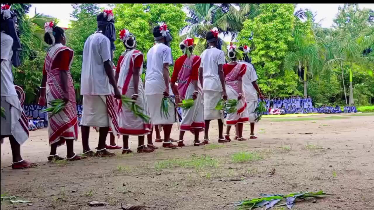 GROUPING OF CULTURAL DANCE JOSEPH GROUP ST. PIUS INTERMEDIATE COLLEGE RENGARIH SIMDEGA JHARKHAND