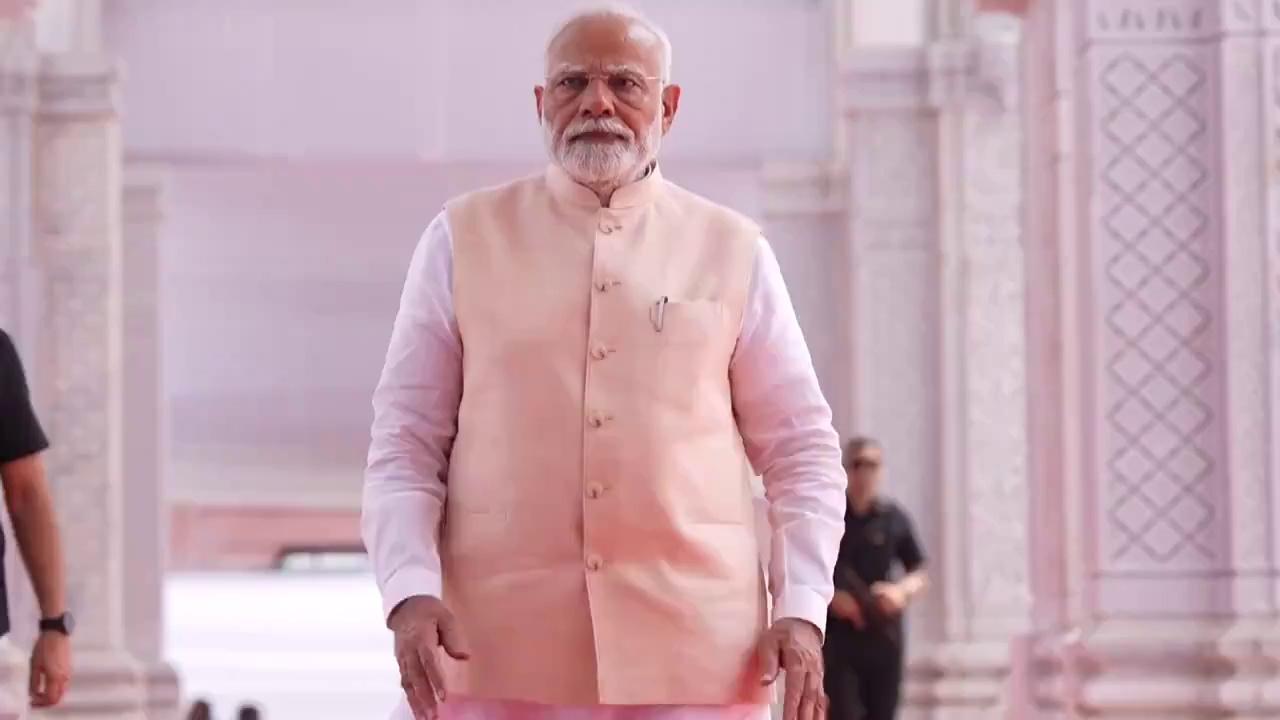 A glimpse of Prime Minister Narendra Modi's visit to Washim
PMO India