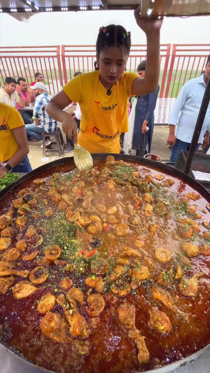 Patna Chicken Litti | Patna Street Food