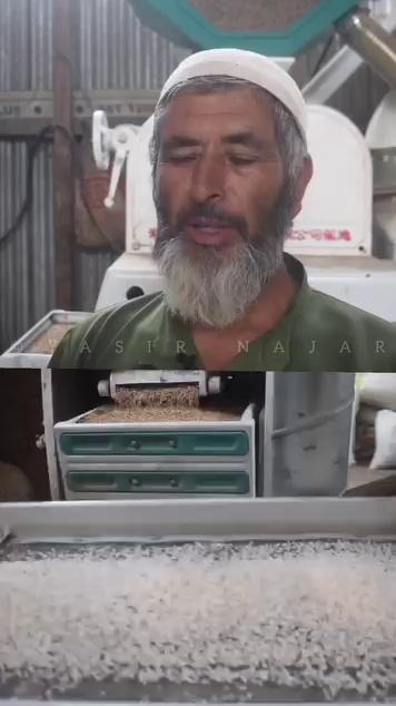 Ganderbal farmer make use of Digital Rice Machine to get quality rice...