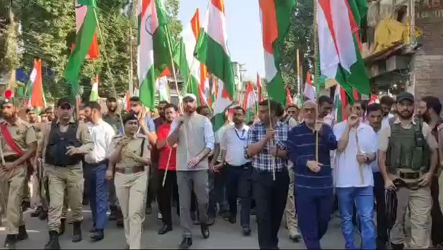 Pulwama: Tiranga
Rally, Tiranga
Pledge, and Tiranga
Tribute . The rally from the Sports Ground of Govt Degree College (Boys) Pulwama and will proceed to Govt College for Women Pulwama. .