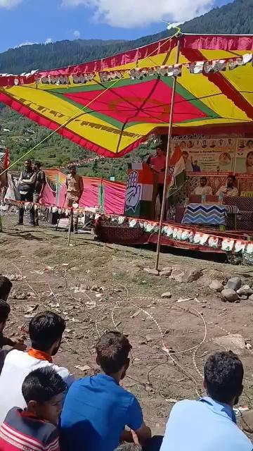 Nasir lone young a guy from marwah dehrae speech at astangam marwah during road show of sheikh zafarullah.