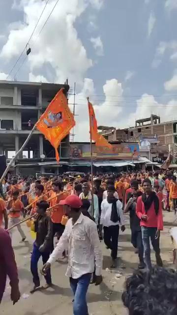 कावड़ यात्रा श्योपुर बाजार।