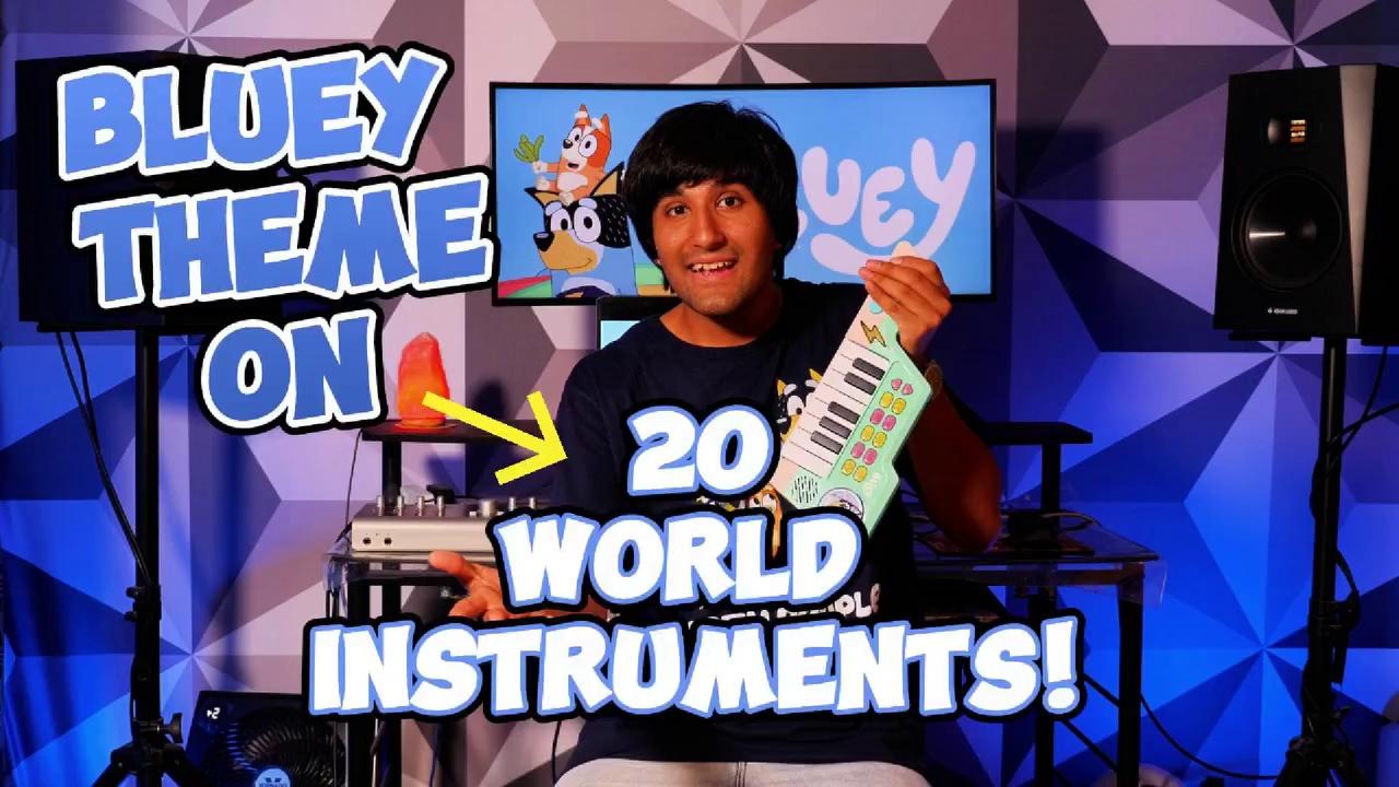 I’m proud to be taking part in this year’s Kids Music Day initiative to encourage and inspire kids to pick up musical instruments – check out my rendition of the Bluey Theme Tune titled "Bluey Theme On 20 World Music Instruments" and get involved by joining in with your own version. Bluey #bluey #KidsMusicDay Watch the video!!! Akash Sharma Arvind Kachhi Deepak Chhabra KOLO 8 News Now David Peace Monroe Kedi Eshetu-Davidson FOX40 Gerry Jenkins Gagan Singh Chardonnay Jackson Harbir Kaur Bhatia KOLO GMA3: What You Need To Know Good Morning America Juneja Alexi Z-r Micaela Lopez Steve Oakley Orlando Jose Orlando Fuentes Mark S. Allen Pinks Thakkar Dilip Patil Akram Keval Bryanna Quinonez Jason Jong Vaishali Rao Vaquera Vikki Prabhat Kumar Mayur Solanki Crystal Starnes Kumkum Mukherjee Alex Pillai Lakhan Snehi Jayshree Sampat Abhijit Ghoshal Raquela Singer Usha Sriramagiri Shaline Jane Tarun Das Anurag Mairal KCRA 3 KCRA Leticia Ordaz CapRadio Cody Carlson Keep Music Alive