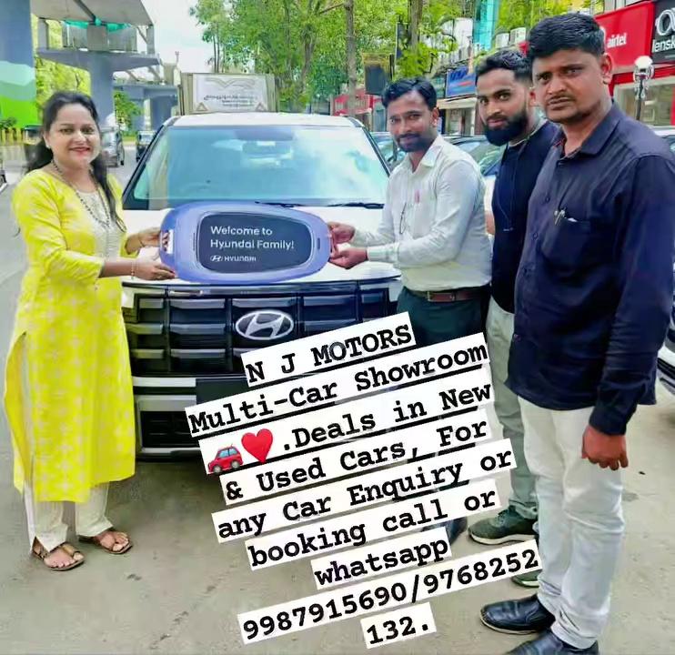 *
https://www.facebook.com/profile.php?id=100090738044584&mibextid=ZbWKwL
Just in 10 Days
New Year 2024
Showroom Delivery #N J Motors (Remember the Brand) The Multi-Car Showroom
(#New Car
HYUNDAI CRETA EX MT DIESEL, Colour WHITE, Congratulations To Mr.Shaikh Sabhir Shaikh from (JALNA) for #New Car
*
*Thank you
for choosing #N J Motors Multicar Showroom
For any Car Enquiry or booking call or whatsapp 9987915690/9768252132*