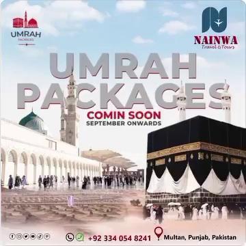 Umrah Packages Coming Soon! Stay Tuned with Nainwa Travel & Tour!
Exciting Umrah Package Coming Soon!
Nainwa Travel & Tour is thrilled to announce that our Umrah Package is on its way! Get ready for a spiritually enriching journey with everything you need for a seamless pilgrimage.
Stay Tuned for more details on dates, pricing, and booking information.
Book Your Spot Soon and embark on a blessed Umrah journey with Nainwa Travel & Tour!
Phone: +92 3340548241
WhatsApp: http://wa.me/+923340548241
Email: nainwaatraveltourshotmail.com