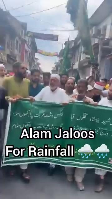 Alam Jaloos for Rainfall in Sopore