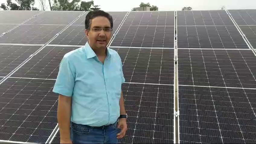 10 kW Rooftop Solar Power Plant Installed &
Commissioned at (Dr Rakesh Kumar Gautam)
H/No :-414, DALIMA VIHAR, Rajpura,
Punjab - 140401
About the System:
Project Size: 10 kWp
Estimated Generation : ￼ 13000 Units Per
Annum
Solar PV Modules: Luminous panel mono half cut
Solar Inverter :Luminous
*Get Your Solar Rooftop Today, contact us on ￼⁨086400 00084⁩