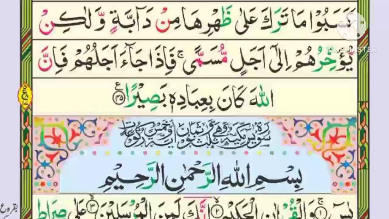 Aap log surah yasin Ki tilawat subeh kiya kare
.........
....
..