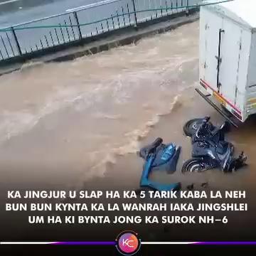 Ka jingjur kynsan u lapbah lapsan mynta ka sngi ka 5 tarik kaba la neh bun bun kynta ka la wanrah iaka jingshlei um ha ki bynta jong ka surok NH-6 kynthup iaka service road ha baroh arliang kaba la wanrah ruh iaka jingdap um ha ki dukan bad ki iingshong briew kiba harud jong u surok. Kane ka la pynthut iaka iaid ka ieng jong ki paidbah kynthup ki khynnah skul bad ruh ki kali.