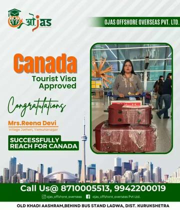 CONGRATULATIONS
MRS.REENA DEVI
FROM > JATHERI,यमुनानगर
REACH SUCCESSFUL FOR CANADA
.
.
.