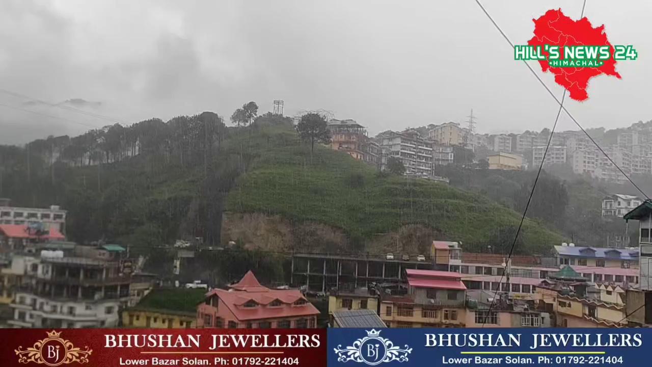 नगर पंचायत कंडाघाट में बरसे मेघ लाइव विद कृष्ण भान Hills News 24 Himachal Pradesh Sukhvinder Singh Sukhu HIMACHAL - सुंदर हिमाचल
