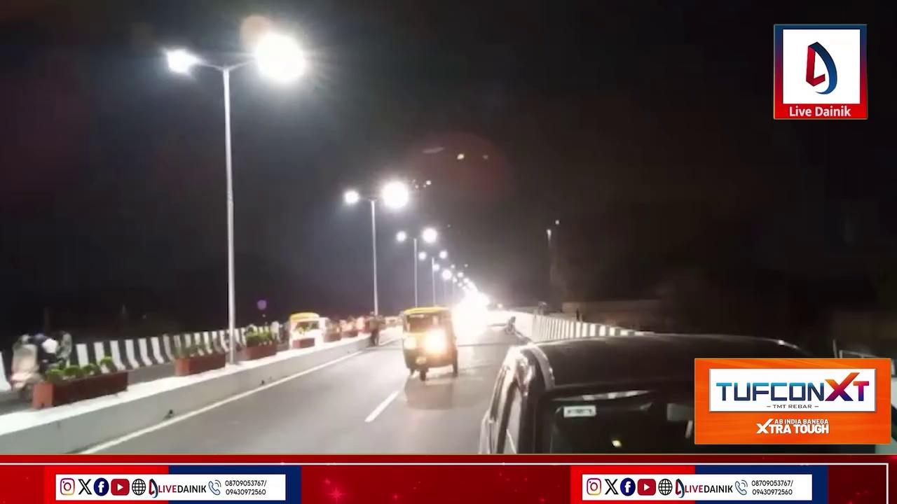 Ranchi का नया Selfi Point बना Kantatoli flyover , देर रात Hemant Soren के लिए क्या कह रहे लोग