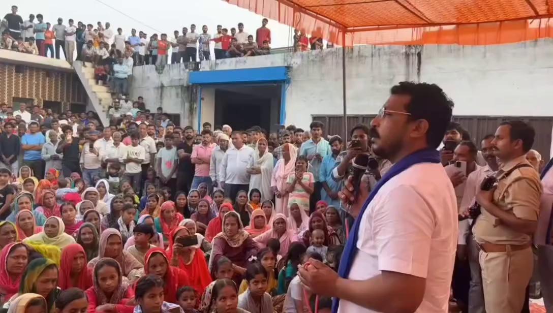 Chander Shekhar Aazad Ji Nukkad Sabha in Sadhaura, Yamunanagar, Haryana