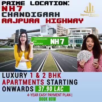 Coming Soon 1 & 2 BHK Flats.
Investment Just 37.90 Lac With Easy Four Year Payment Plan.
Center Government Announced Rajpura Is Smart City & Industrial Hub.
Location NH/7, Chandigarh Rajpura Highway.
Near Gian Sagar Hospital & Medical College,Near Chitkara university, Vivekanand University Banur, Mohali Punjab.