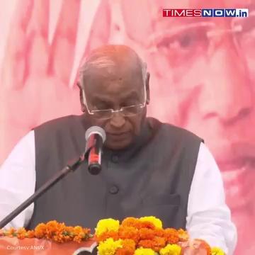 Jammu and Kashmi: Congress President Mallikarjun Kharge became unwell while addressing a public gathering in Kathua.