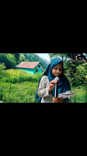 Zameen o Asmanoo Mai khuda ka noor hai galib beutiful naat by Nadia Mushtaq student Govt Middle school SURRANGA Banihal District Ramban Jk India