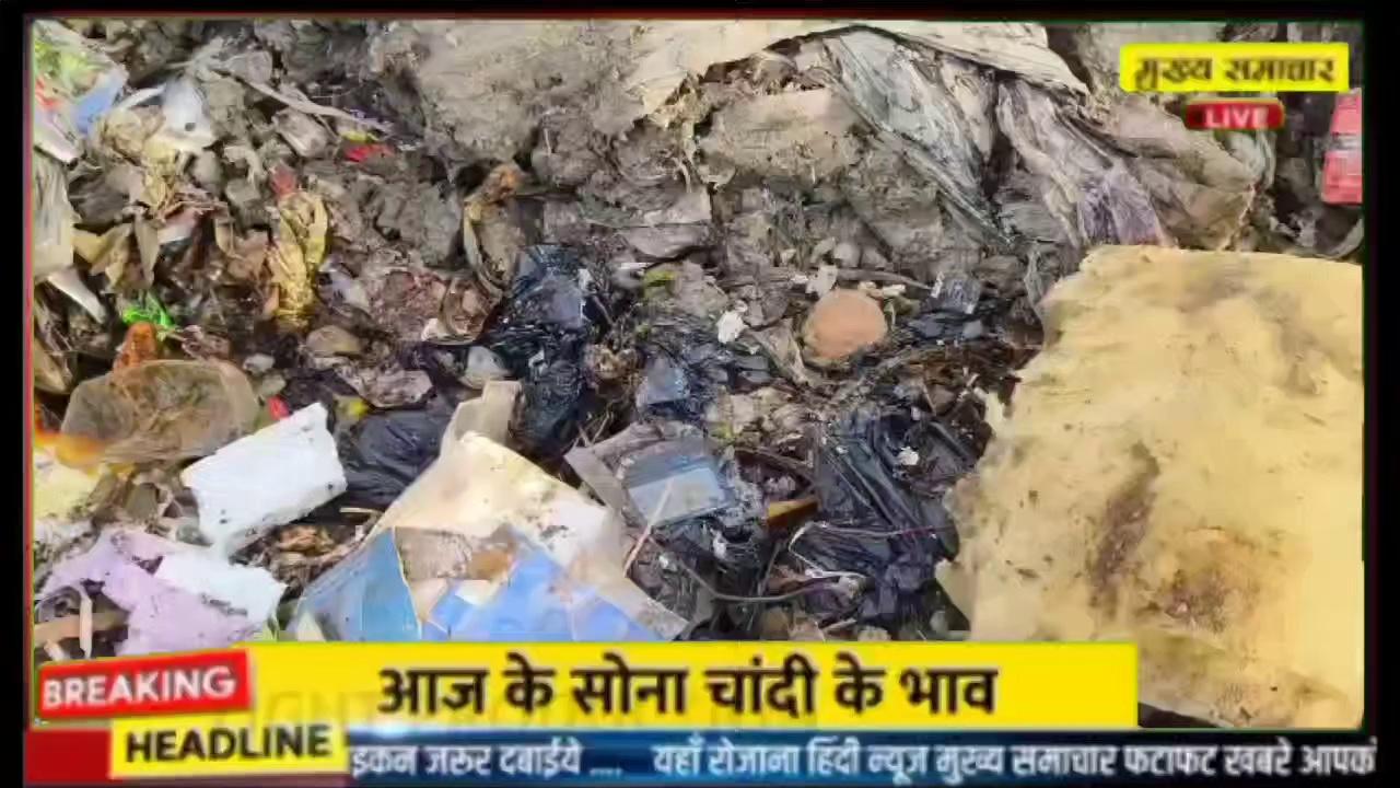 देवरिया सलेमपुर मार्ग पर नगर पालिका द्वारा कचरा गिरने से बीमारियों की आशंका आए दिन हो जाते हैं एक्सीडेंट