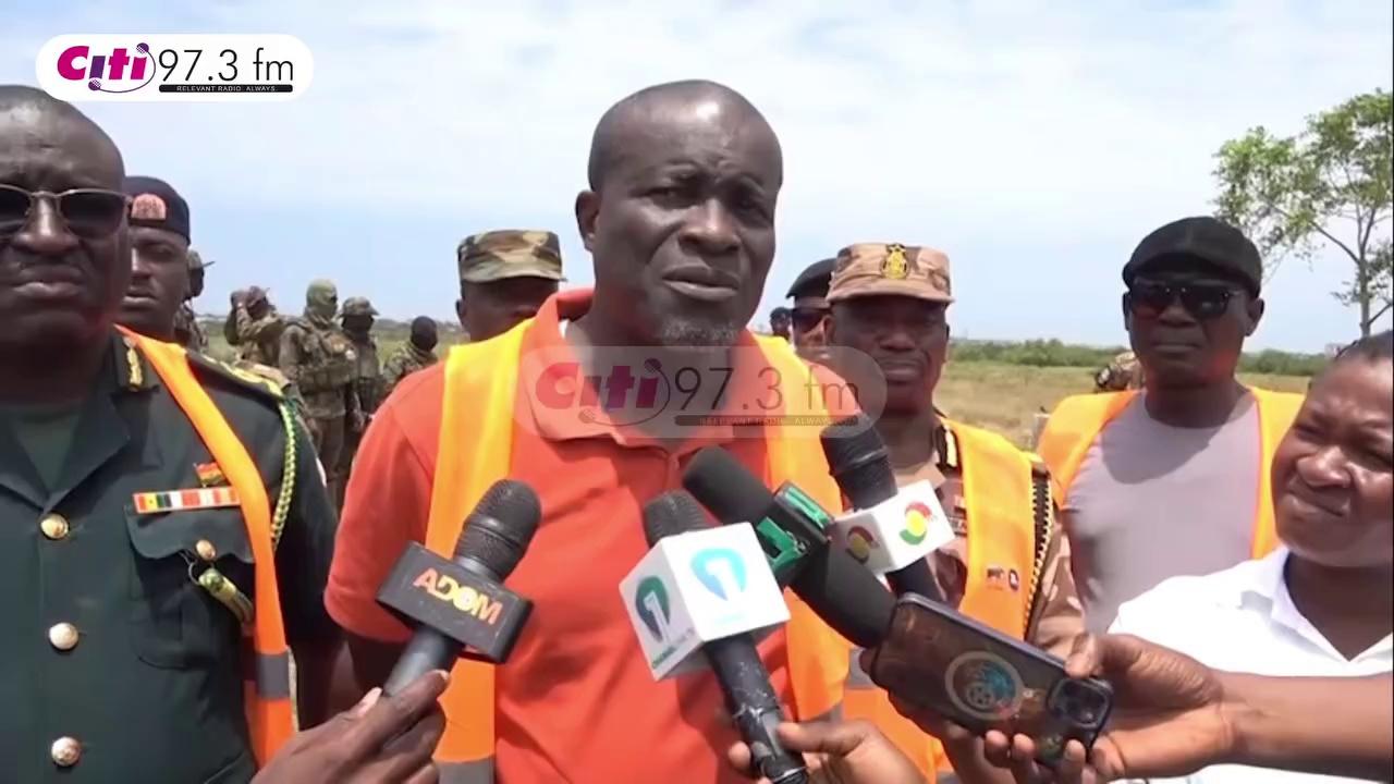 “No Baga wire! We will clear everything” - l Greater Accra Regional Minister, Titus Glover announces plans to demolish all buildings in the core zone of the Sakumo Ramsar site