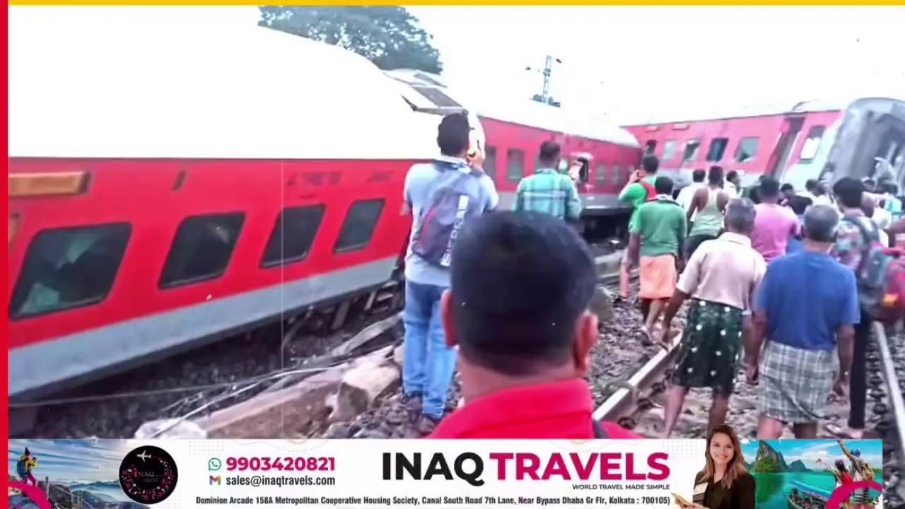 Jharkhand Train Accident:चक्रधरपुर में हावड़ा-मुंबई मेल के 18 डिब्बे पटरी से उतरे, 2 की मौत 20 घायल
