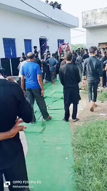 25 muharram Taboot E Imam Zainul Abedeen as at Marhum Nafeesul Hasan (Saz mohammadpuri) Mohammadpur kanpur Dehat