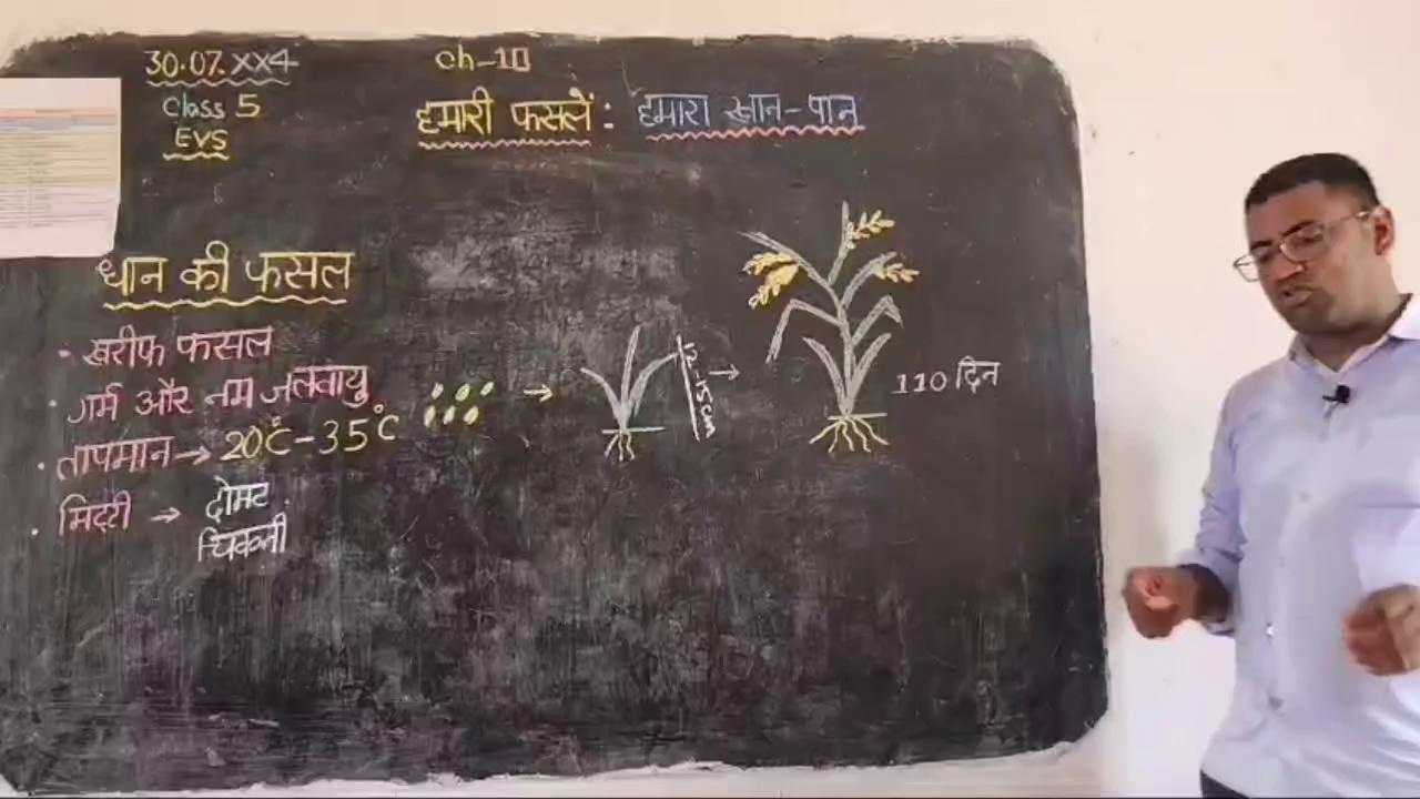 धान की फसल उपजाने के तरीके सीखते बच्चें
EVS : Class 5 Chapter -10
हमारी फसलें : हमारा खान-पान
स्कूल का नाम - मध्य विद्यालय बेला वारिश गोह, औरंगाबाद (शिक्षक : समिरुल निशात)