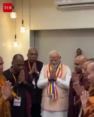 In a recent meeting with Prime Minister Narendra Modi, Buddhist leaders expressed their appreciation for the Cabinet's declaration of Pali and Marathi as Classical Languages. As a gesture of thanks, they recited Pali verses, highlighting the cultural importance of this decision.