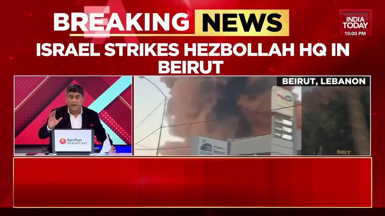 #BREAKING | Israel strikes Hezbollah's Centre Command Centre in Beirut. Lebanese journalist Zehra Alderzi and India Today's Ashraf Wani report from