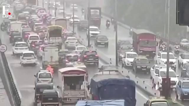 #FPVideo: India’s financial capital, Mumbai, is grappling with extensive rainfall. The Indian weather bureau, the Indian Meteorological Department (IMD), has put the city on orange alert, with local police officials advising people to stay indoors. All schools and colleges in the city have declared a holiday in light of the weather. Flight and train services have also faced significant disruptions. Central Railways officials said “loco pilots decreased speed” due to low visibility and airlines asked passengers to check the flight status before heading to the airport.