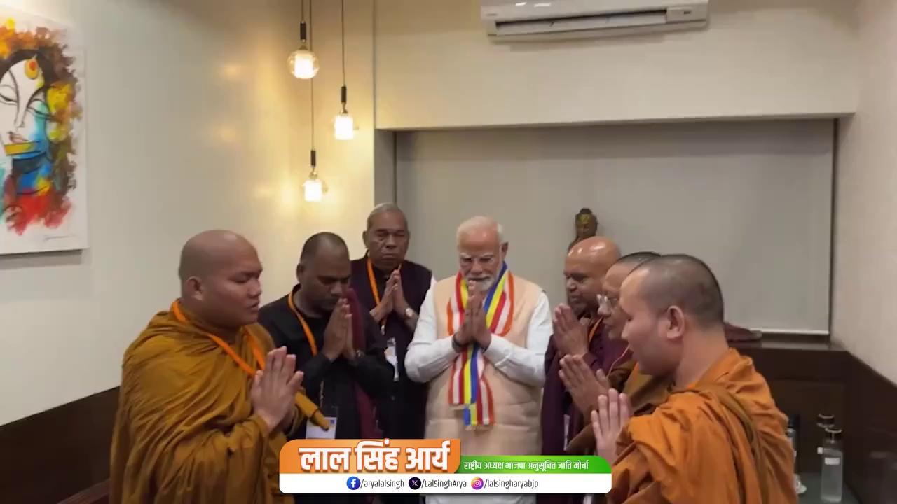 Buddhist leaders showered praise on PM Shri Narendra Modi ji, thanking him for the government's decision to elevate Pali and Marathi to the prestigious status of Classical Languages.