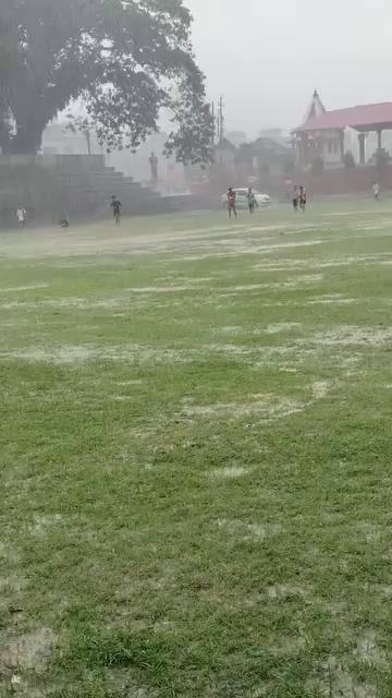 Amarpur playground football game amr kub valo lagto