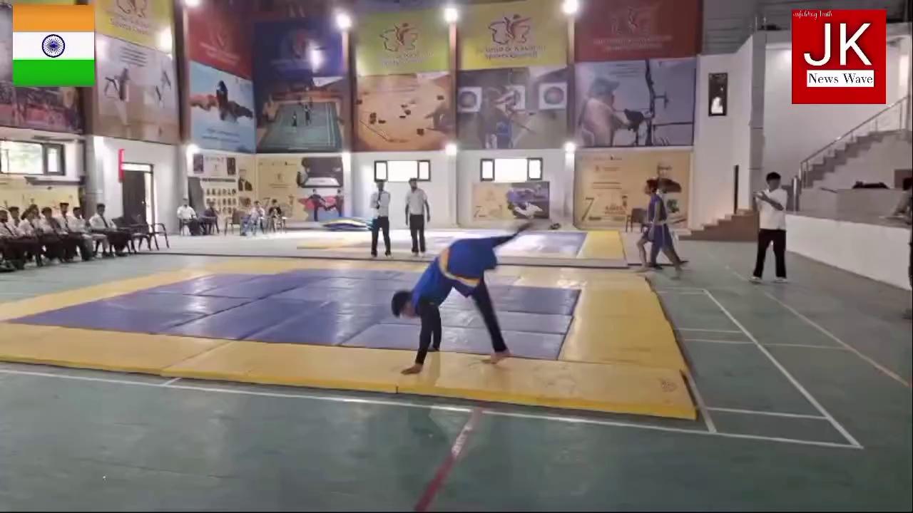 This young and talented athlete is making waves in the martial arts scene with his dedication, passion, and impressive skills.
He secured gold medal in recent district championship held in Indoor Stadium Handwara