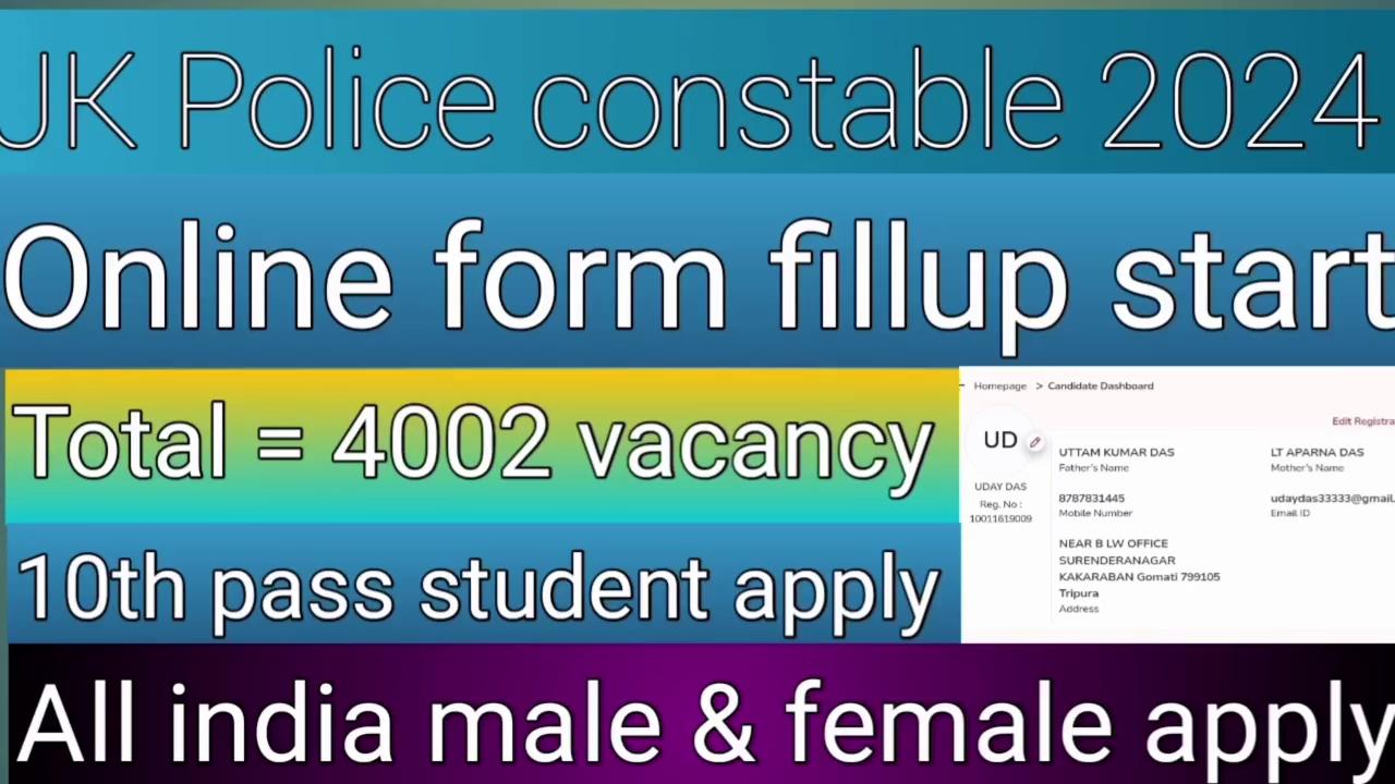 JK police vacancy notification out 2024 | Jammu Kashmir constable vacancy | jaldi se form bharlo