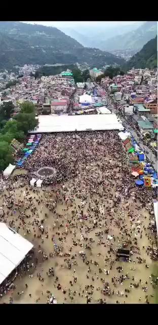 Minjar Mela is celebrated in the Chamba valley of Himachal Pradesh, as a commemoration of the victory of the Raja of Chamba over the ruler of Trigarta (now known as Kangra), in 935 AD. It is said that on the return of their victorious king, people greeted him with sherfs of paddy and maize, as gift to symbolize prosperity and happiness.This mela is held on the second Sunday of the Shravana month. The fair is announced by distribution of Minjar which is a silk tassel worn on some parts of the dress by men and women alike. This tassel symbolises the shoots of paddy and maize which make their appearance around this time of the year. The week long fair begins when the Minjar flag is hoisted in historical Chowgan.