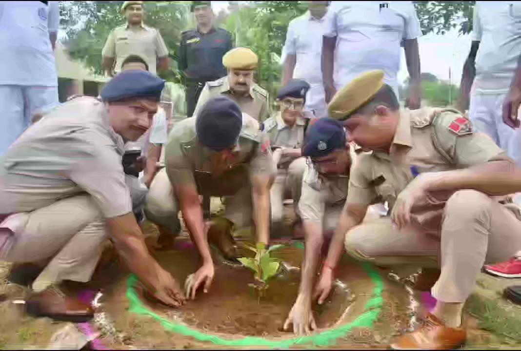 भरतपुर। हरियाली तीज के अवसर पर मुख्यमंत्री वृक्षारोपण महा अभियान "हरियालो राजस्थान" के तहत जिला पुलिस अधीक्षक मृदुल कच्छावा के निर्देशन में रिजर्व पुलिस लाईन परिसर भरतपुर एवं जिले के समस्त पुलिस थाना व चौकियों पर भरतपुर पुलिस के पदाधिकारियों व कर्मचारियों द्वारा वृक्षारोपण महा अभियान मनाया गया। जिला पुलिस अधीक्षक मृदुल कच्छावा ने रिजर्व पुलिस लाईन परिसर में, अतिरिक्त जिला पुलिस अधीक्षक (मुख्यालय) डॉ लालचन्द कायल, वृताधिकारी वृत शहर सुनील प्रसाद शर्मा, वृताधिकारी वृत ग्रामीण सुश्री आकांक्षा कुमारी के साथ सघन वृक्षारोपण किया। अभियान के तहत पुलिस लाईन परिसर में लगभग 330 वृक्ष एवं समस्त पुलिस थाना व पुलिस चौकियों में लगभग 2200 वृक्ष लगाये गये। इस अवसर पर थानाधिकारी शहर कोतवाली रामरूप मीणा, गजेन्द्र सिंह चारण उप निरीक्षक, हवलदार मेजर मंगतुराम हैड कानि०, आईआरएफ मेजर देवीसिंह मीणा हैड कानि०, विनोद कुमार हैड कानि०, केसरदेव, हरीशचन्द, श्रीमति सत्या आदि पुलिस अधिकारी एवं कर्मचारीगण मौजूद रहे।