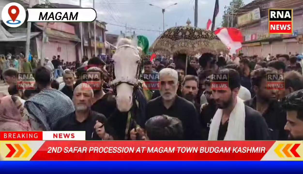 2Nd Safar Processions at Magam Budgam...