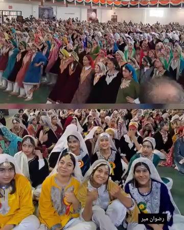 In a historic feat, 10,000 young girls from Baramulla created a world record by performing the Largest Kashmiri Folk Dance ever at the "Kashur Riwaaj" cultural festival. This mega event was organized by the Dagger Division of Chinar Corps in collaboration with Baramulla District Administration and Indrani Balan Foundation, as a run up celebration for the 78th Independence Day.
The festival took place at Prof. Showkat Ali Indoor Stadium to showcase the vibrant traditions of Kashmir through traditional dances, music, calligraphy and cultural activities.