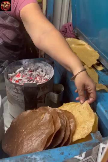 Old Amma Making Kichiya Papad In Kolhapur