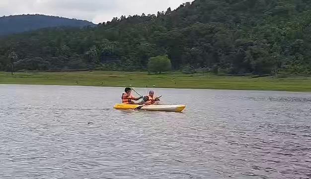 Kayaking at Burudih Lake, Ghatshila ...