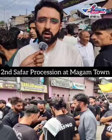 2nd Safar Procession at Magam Town district Budgam | Kashmir |